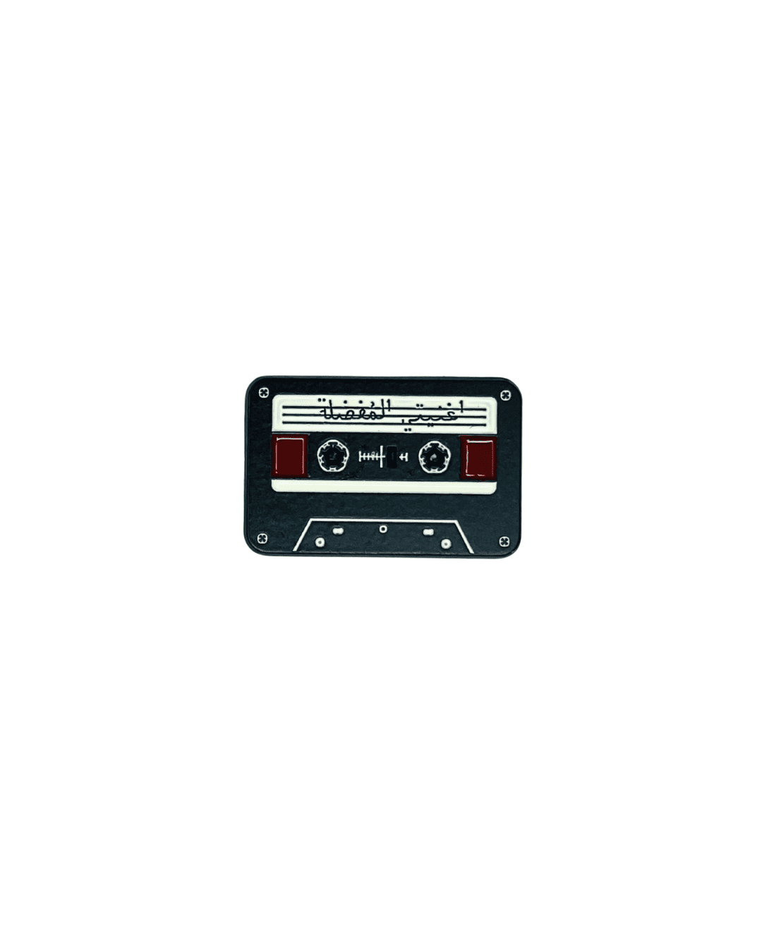 Cassette Metal Sticker