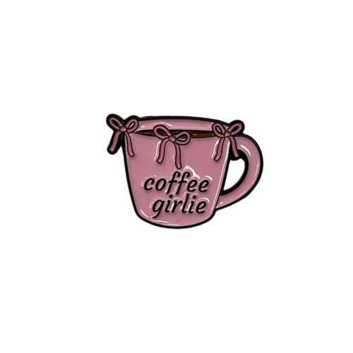 Coffee Girlie Metal Sticker