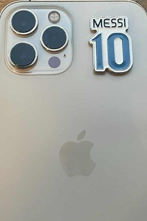 Messi 10 Metal Sticker