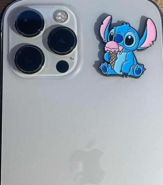 Stitch Ice Cream Metal Sticker