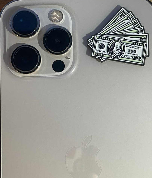 Money Metal Sticker