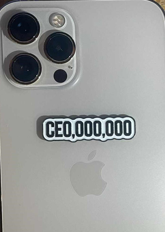 CE0000000 Metal Sticker