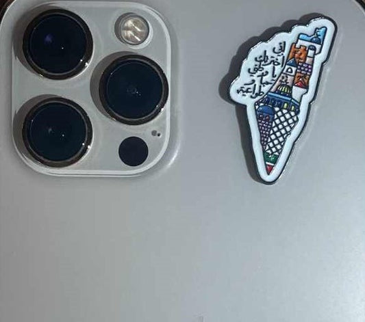Palestine Metal Sticker