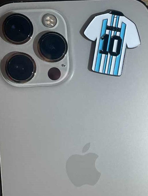 Messi Shirt Metal Sticker