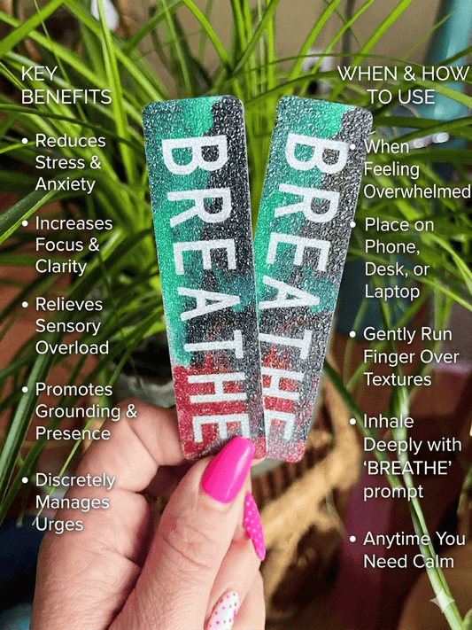 Anti-Stress Texture Stickers (Dark Colors)