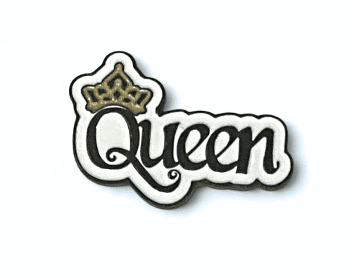 Queen Metal Sticker