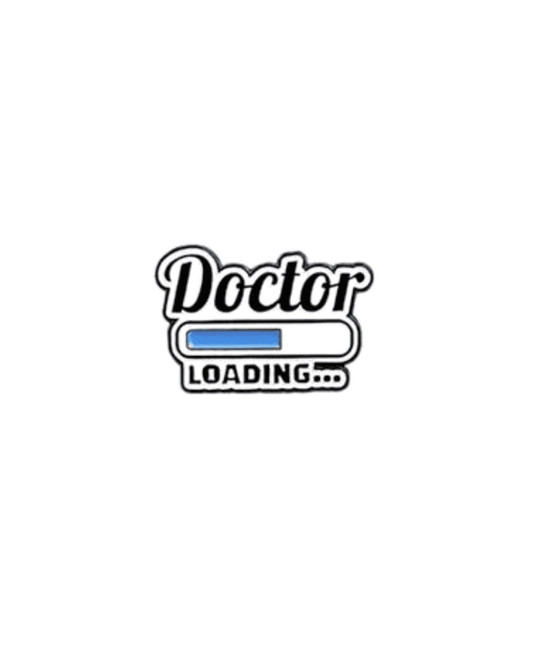 Doctor Loading Metal Sticker