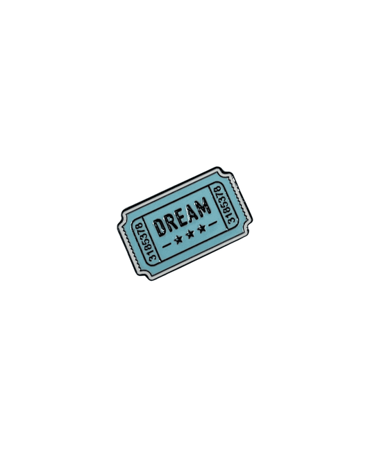 Dream Ticket Metal Sticker