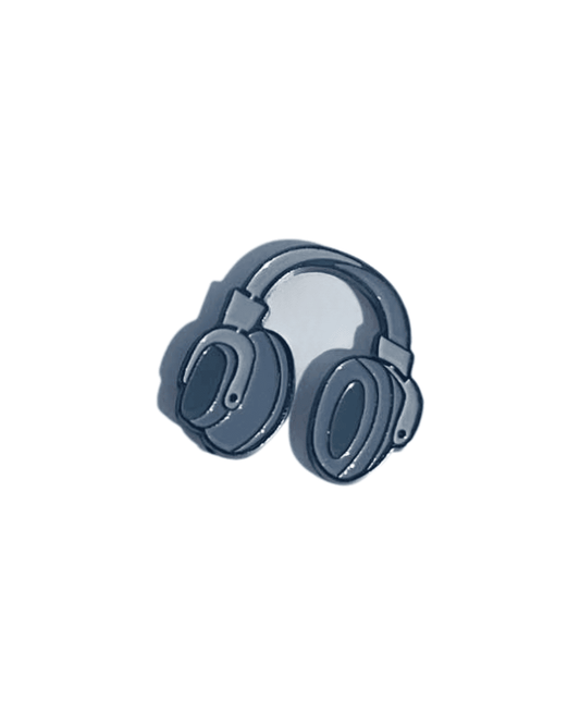 Headphones Metal Sticker