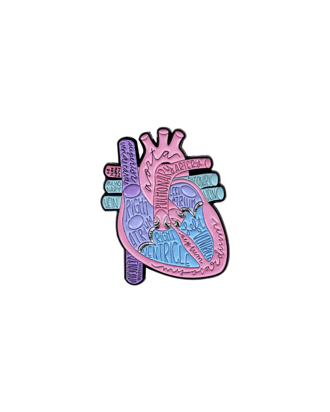 Heart Metal Sticker