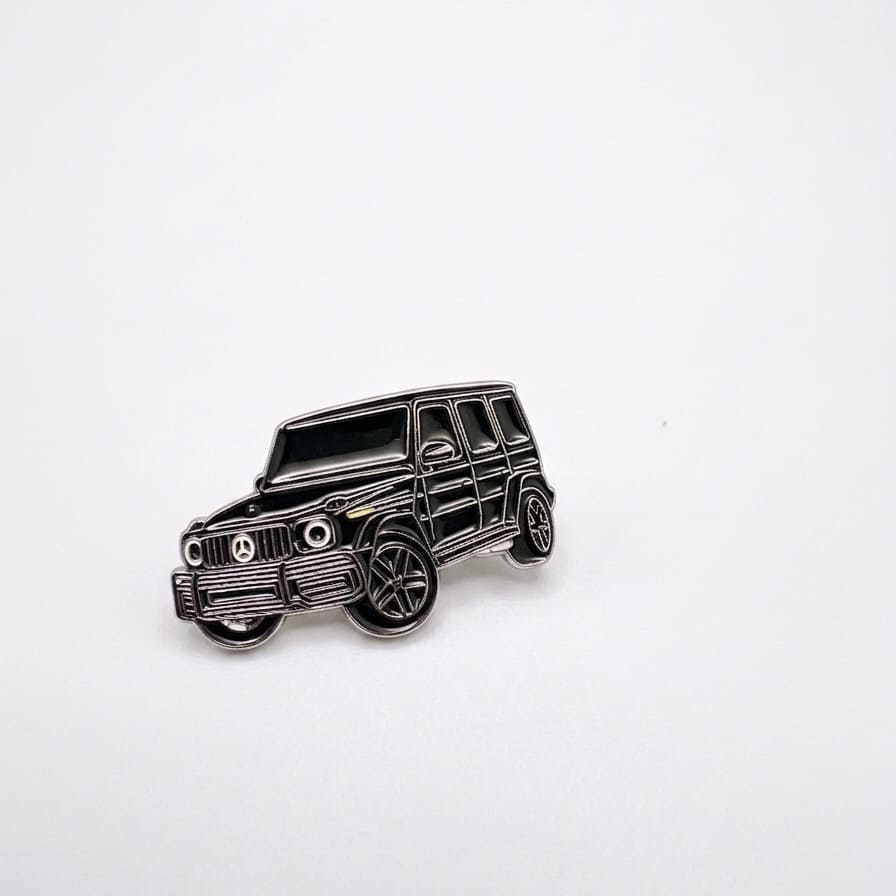 Black G-Wagon Metal Sticker
