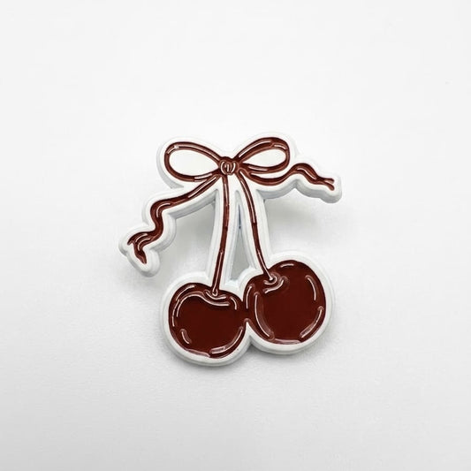 Cherry Metal Sticker