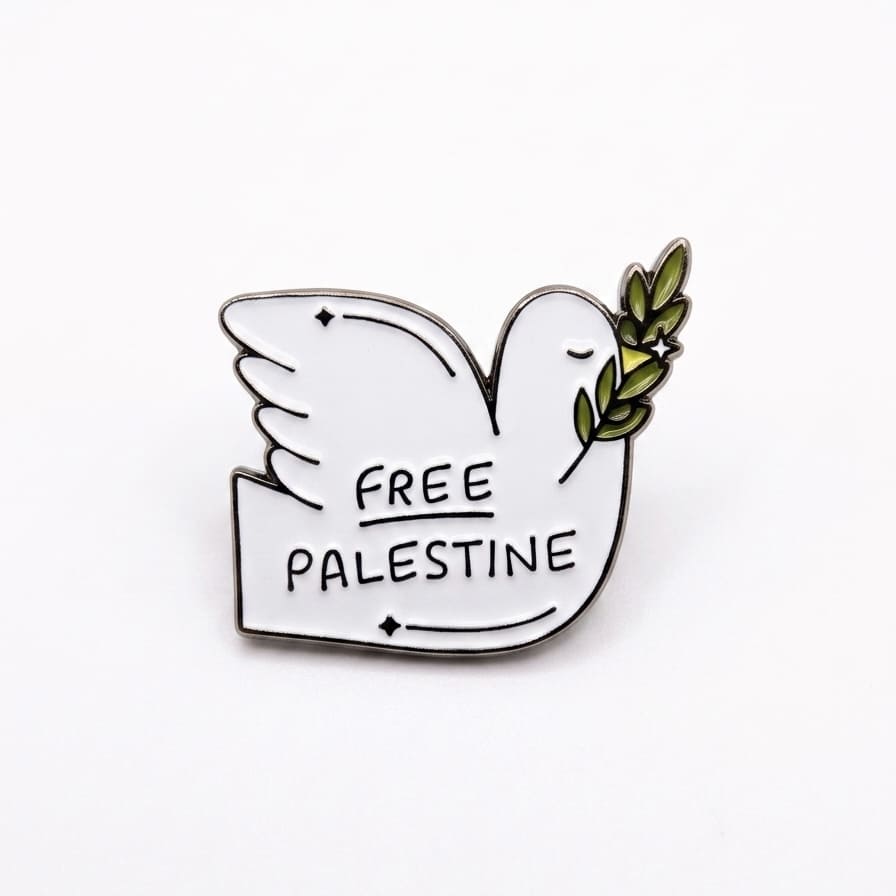 Free Palestine Metal Sticker
