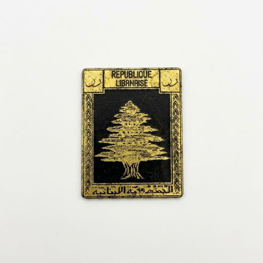 Old Lebanese Passport Metal Sticker