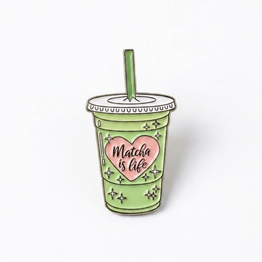 Matcha is Life Metal Sticker