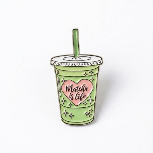 Matcha is Life Metal Sticker