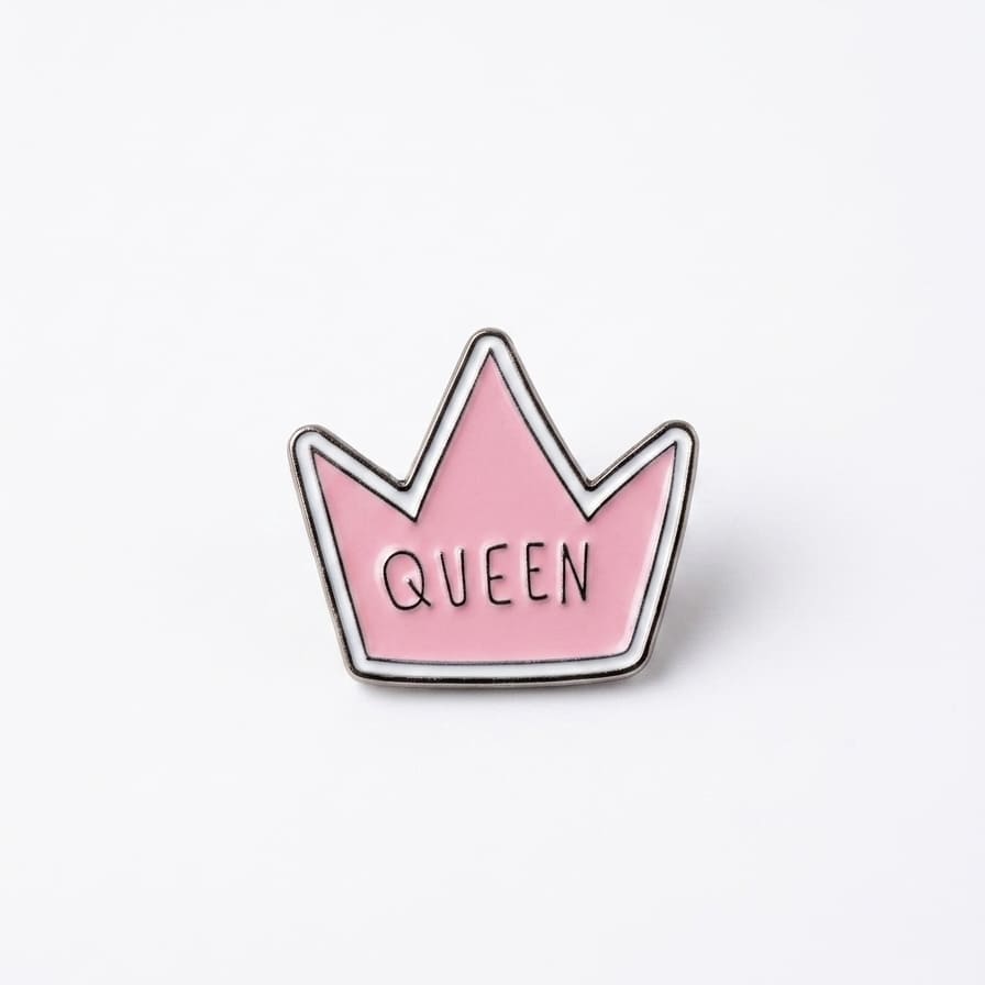 Pink Queen Metal Sticker