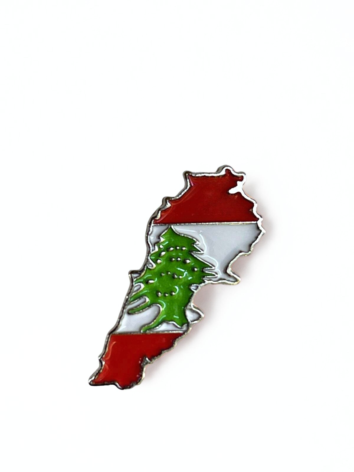 Lebanon Map V2 Metal Sticker