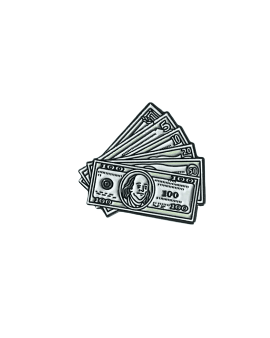 Money Metal Sticker