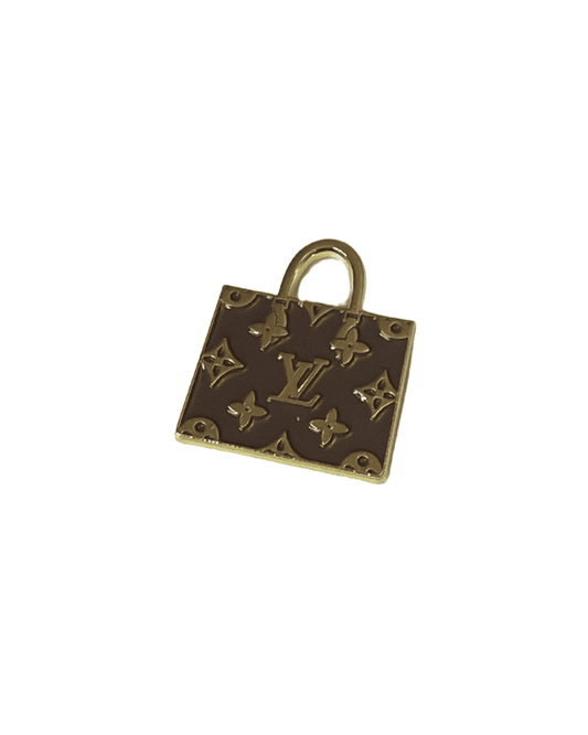 LV Brown Bag Metal Sticker