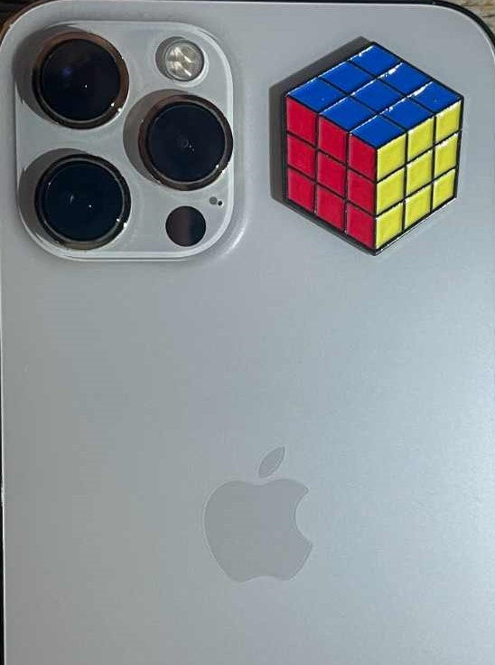 Rubik's Cube  Metal Sticker