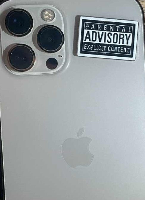 Parental Advisory Metal Sticker