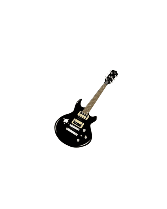 Electric Guitar Metal Sticker