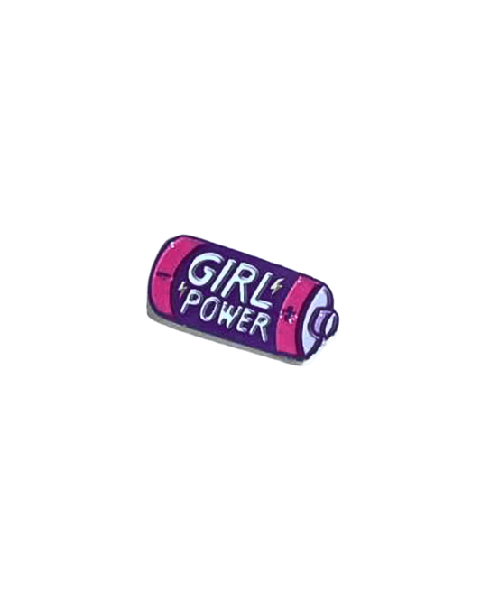 Girl Power Metal Sticker